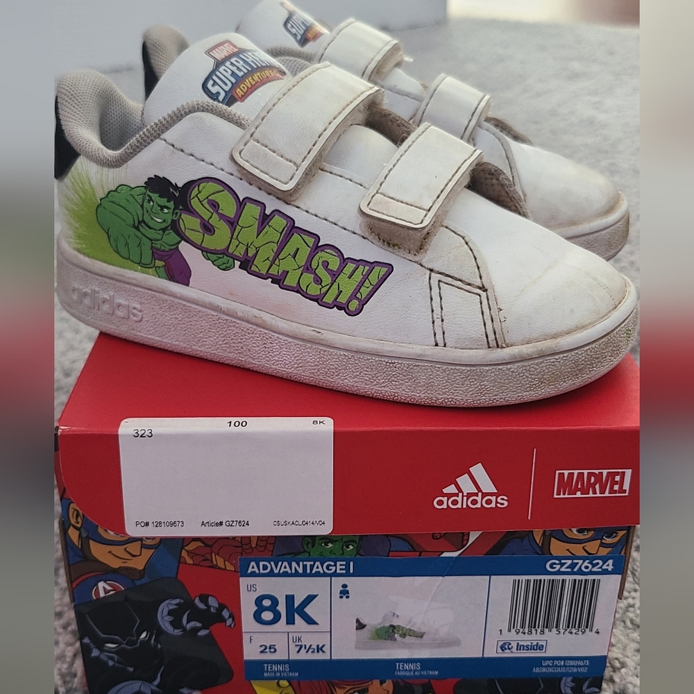 Adidas Hulk Smash Toddler sneaker size USA 8k